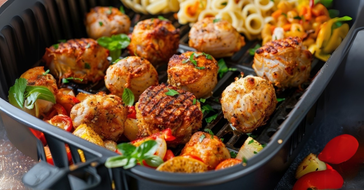 Air fry frozen meatballs