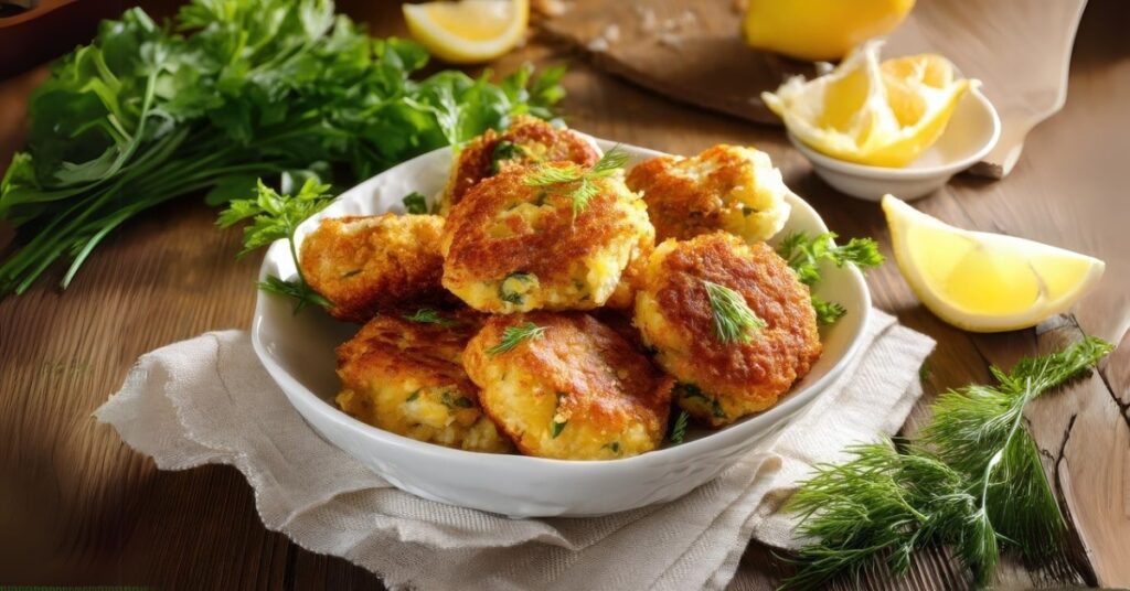 frozen fish cakes in an air fryer