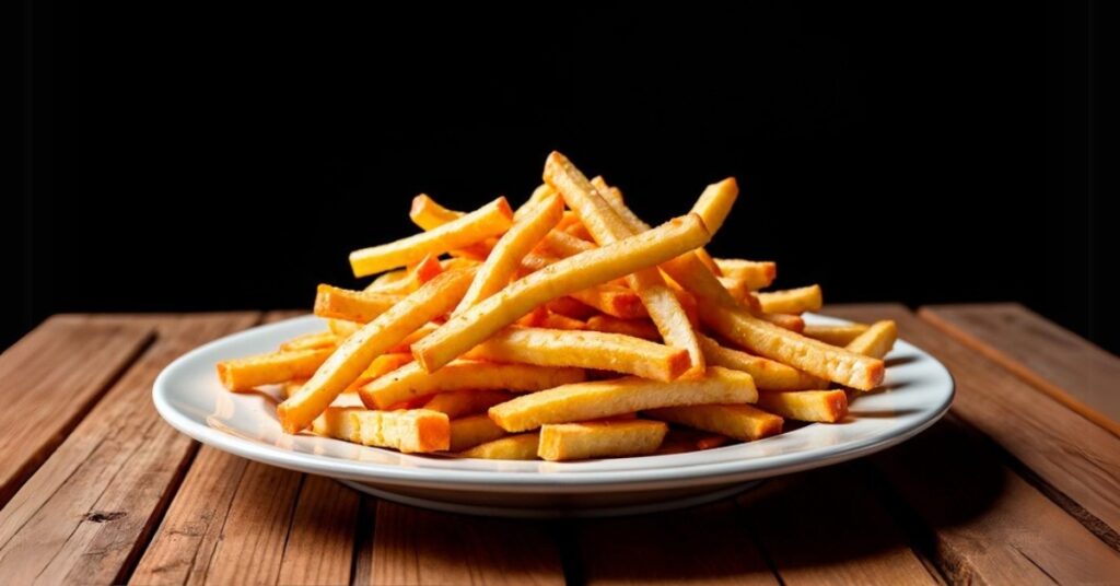 how long to cook frozen chips in an air fryer