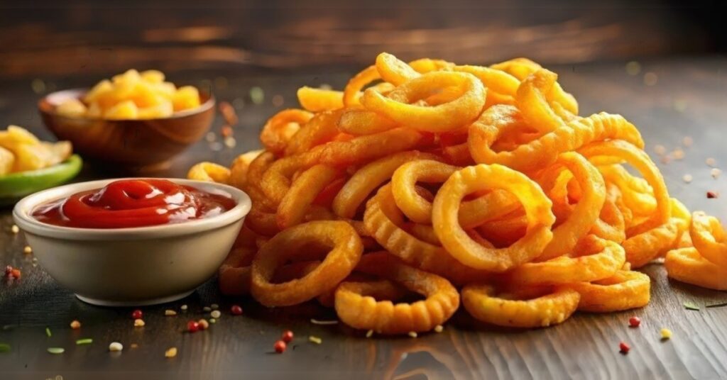 curly fries in an air fryer